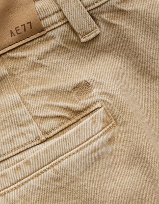 Женские брюки American Eagle AE77 Premium High-Waisted Mariner, цвет: Светлый коричневый — фото 7