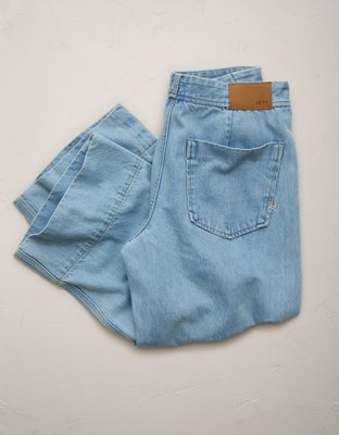 AE77 Premium Wide Crop Cuff Jean