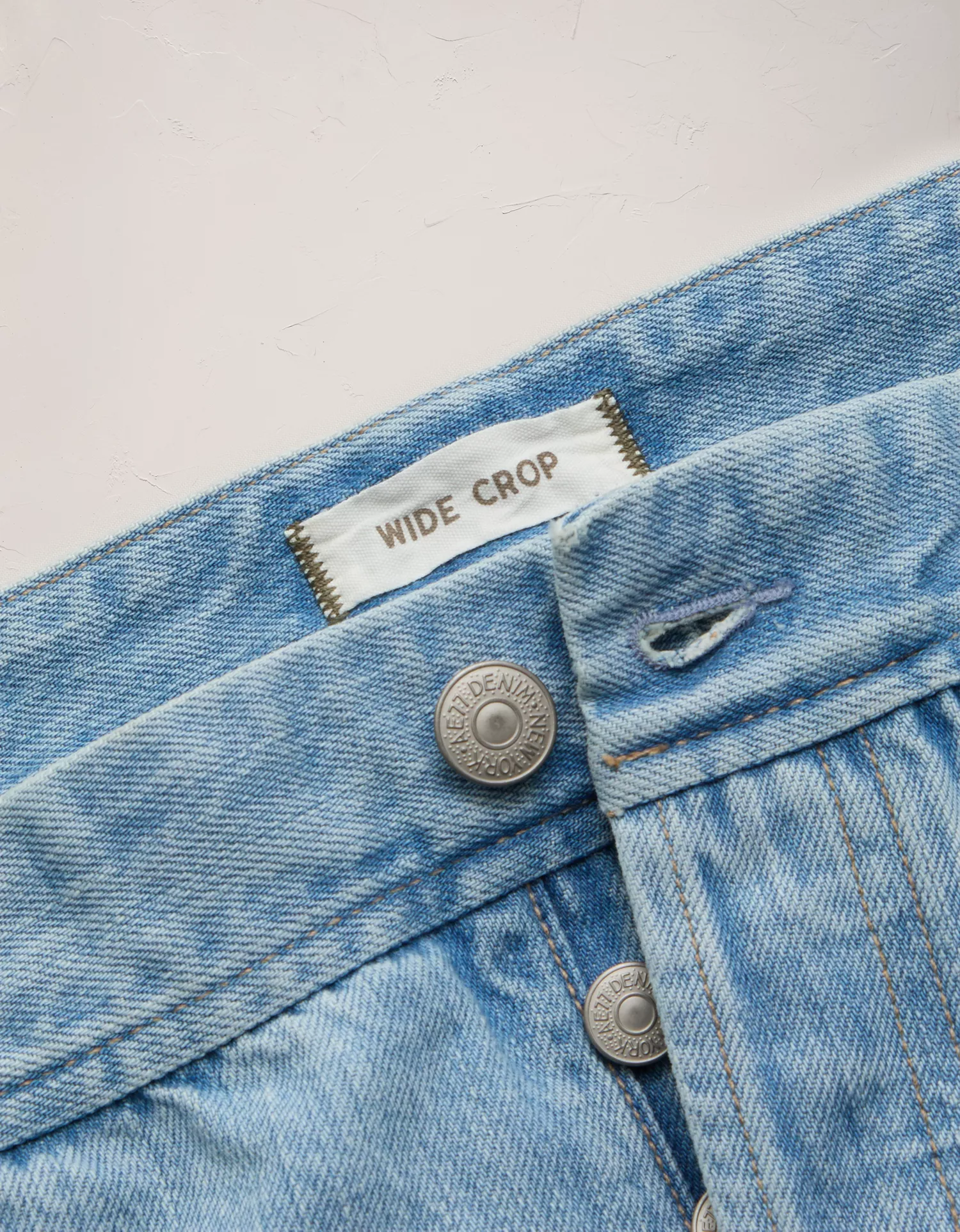 AE77 Premium Wide Crop Cuff Jean - thumbnail 6