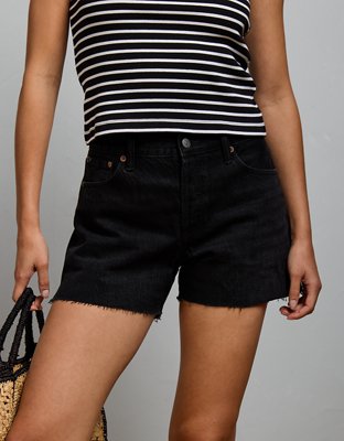 AE77 Premium Classic 4.25" Denim Short