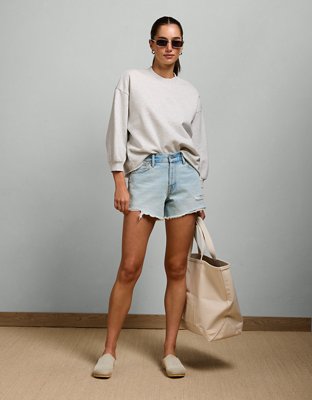 AE77 Premium Classic 4.25" Denim Short