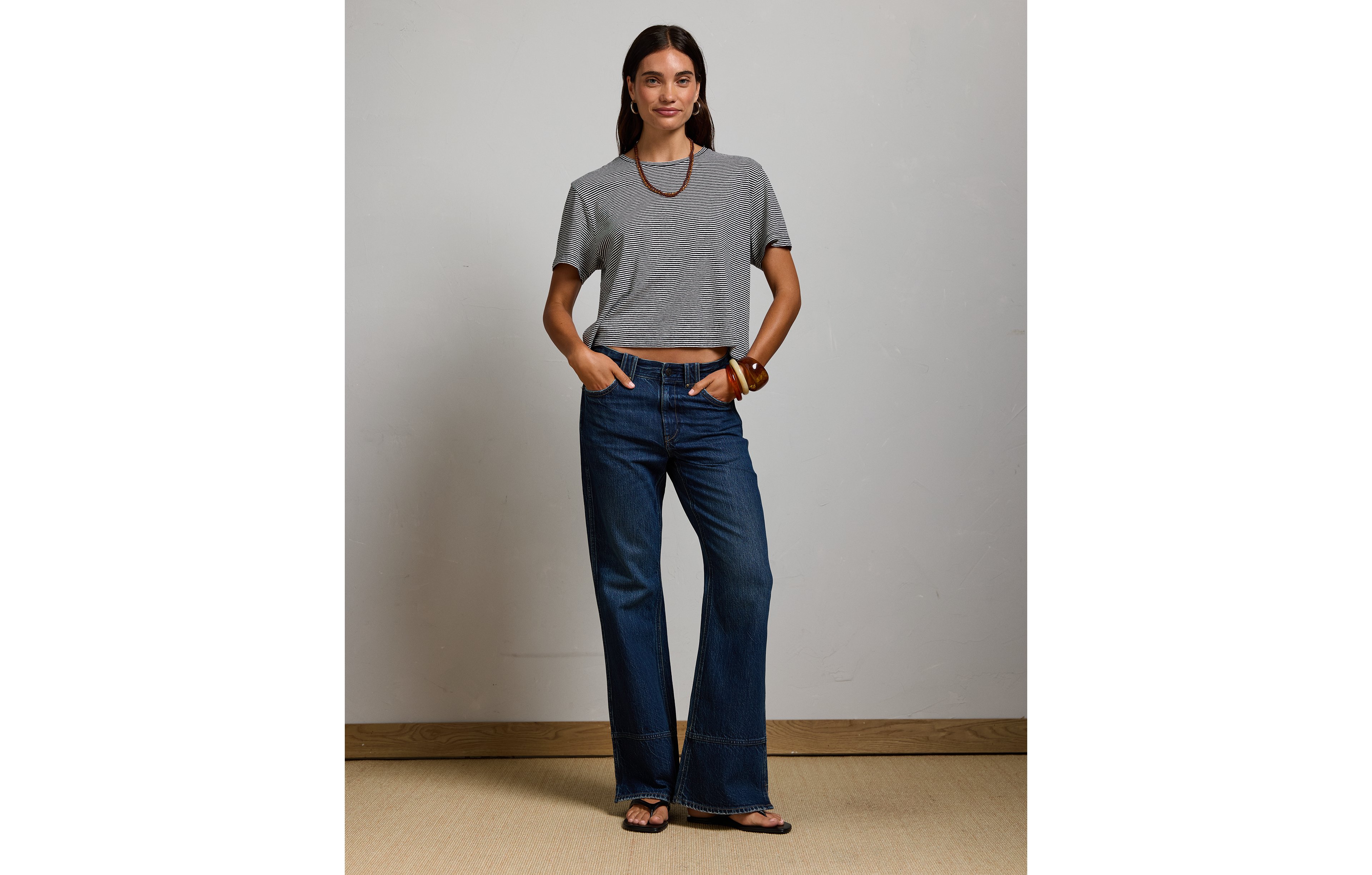 AE77 Premium Vintage Flare Jean