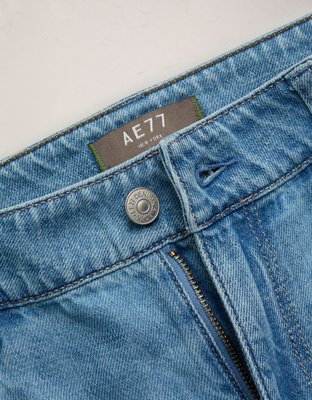 AE77 Super High-Waisted Chambray Palazzo Pant