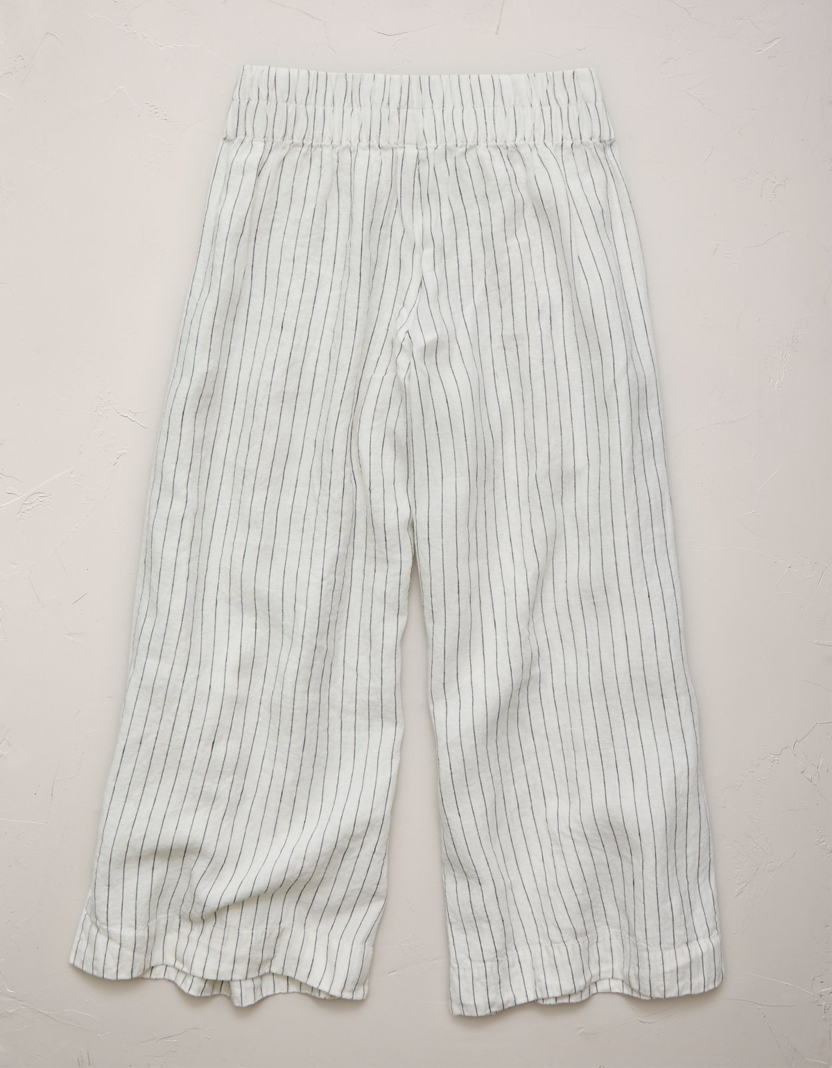 AE77 High-Waisted Linen Pleated Ankle Pant - image 4