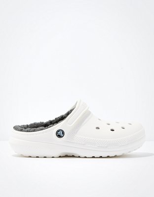 Crocs on sale lined white