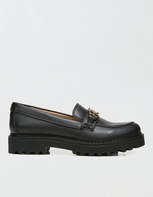 chanel lug sole loafers