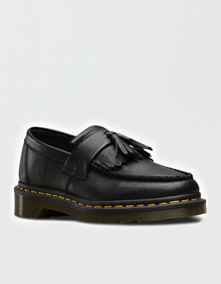 Dr. Martens Women's Adrian Yellow Stitch Tassel Loafers