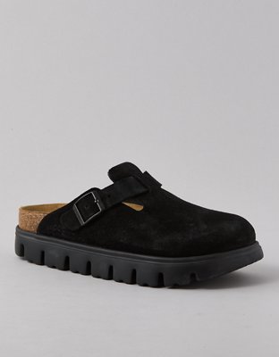 Birkenstock Boston Chunky Suede Clog