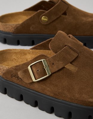 Birkenstock Boston Chunky Suede Clog