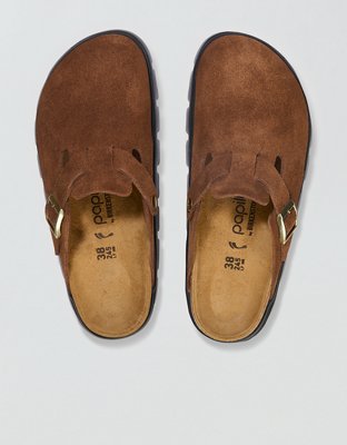 Birkenstock Boston Chunky Suede Clog