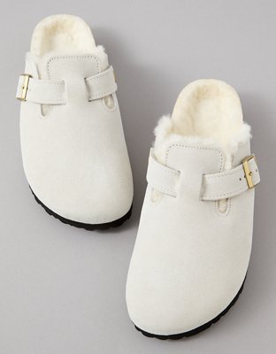 Женские сабо American Eagle Birkenstock Women's Boston Shearling-Lined Clog — фото 2