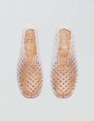 Steve Madden Grove Clear Jelly Flat