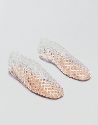 Steve Madden Grove Clear Jelly Flat