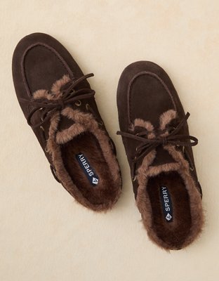 Sperry Sherpa-Lined Slim Boat Shoe