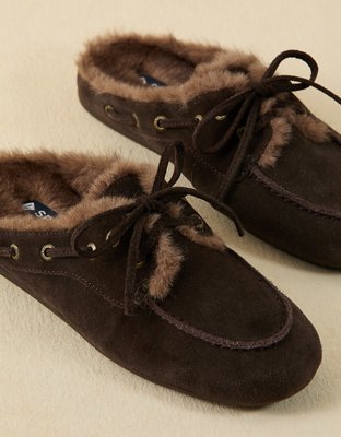 Sperry Sherpa-Lined Slim Boat Shoe