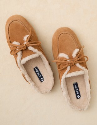 Sperry Sherpa-Lined Slim Boat Shoe