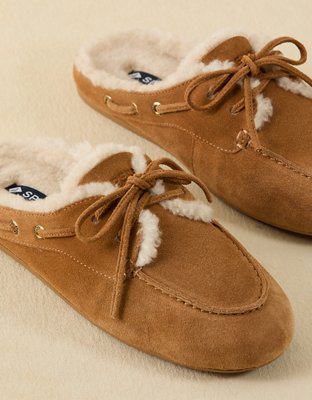 Sperry Sherpa-Lined Slim Boat Shoe