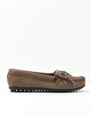 Minnetonka Kilty Suede Moccasin