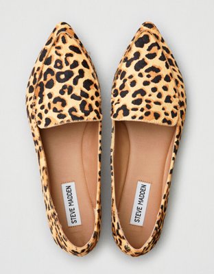 steve madden leopard flats