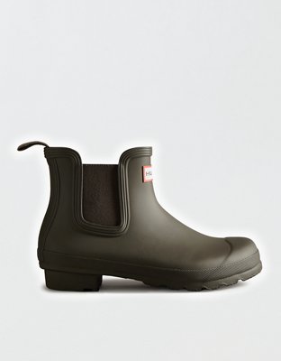 Hunter leather chelsea boots online