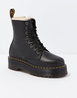 fleece lined doc martens