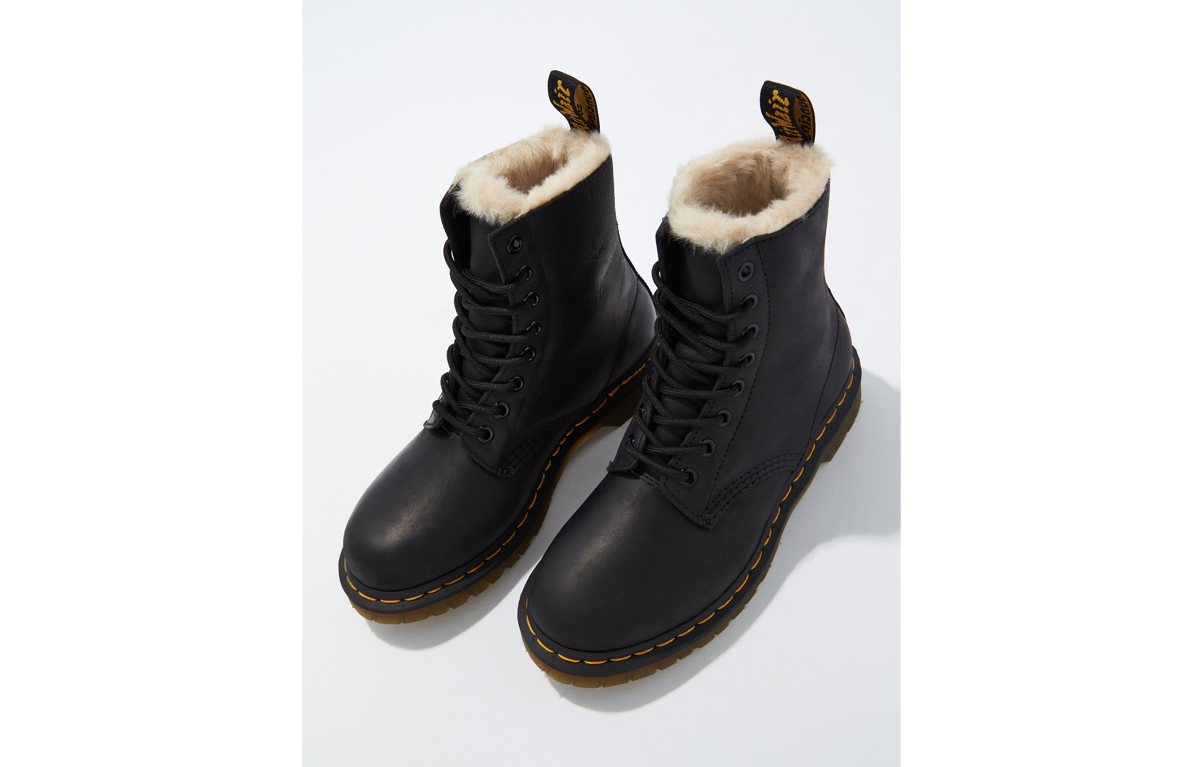 Dr. Martens Women's 1460 Serena Faux Fur-Lined Boot