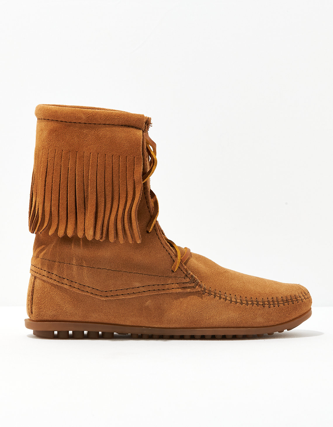 Minnetonka Tramper Bootie, Taupe | American Eagle Outfitters