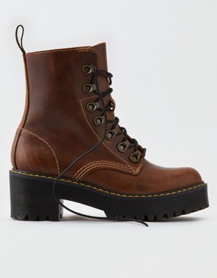 Dr martens hotsell leona platform boots