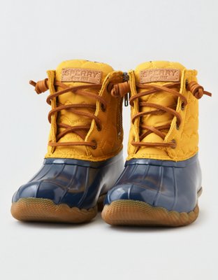 sperry saltwater quilted duck boots