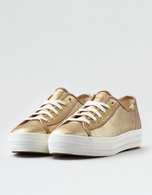 keds triple up metallic twill