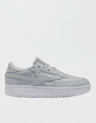 Women's shoes Reebok Club C Double GEO Cold Grey/ Cold Grey/ Atomic Pink