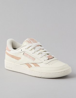 Women's Club C Double Revenge Sneakers in White/Pink/Blue