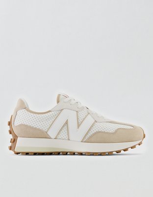 New Balance Women's 327 Moonbeam Classic (Grey/ Navy/ Light Beige