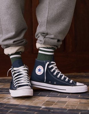 Converse classic high on feet best sale