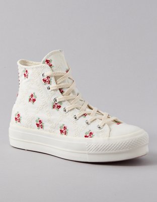 Converse Chuck Taylor All Star Lift Flowers Platform Sneaker