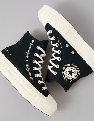 Converse Chuck Taylor All Star Embroidered Flowers High-Top Sneaker