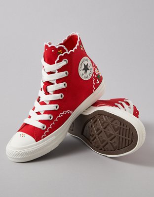Converse Chuck Taylor All Star Embroidered Flowers High-Top Sneaker