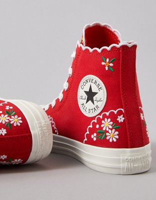Converse Chuck Taylor All Star Embroidered Flowers High-Top Sneaker
