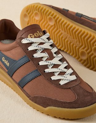 Женские кроссовки American Eagle AE x Gola Tornado, цвет: Коричневый — фото 4