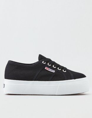 Superga 2790 Platform Sneaker Women's Black 10