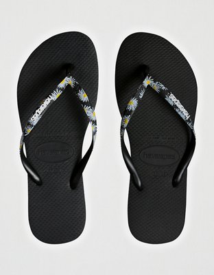 Женские сандалии American Eagle Havaianas Slim Floral Flip Flops — фото 2