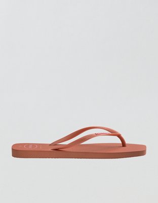 Havaianas Women's Slim Square Logo Pop Up Flip Flops
