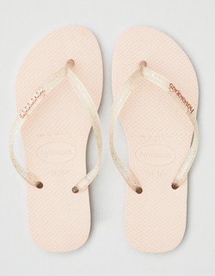 havaianas slim metallic