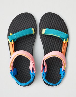 multi colored tevas