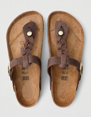 birkenstocks with braided strap