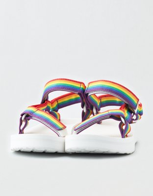 pink teva sandals
