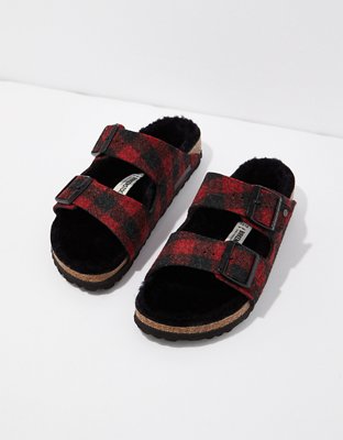 buffalo plaid birkenstock