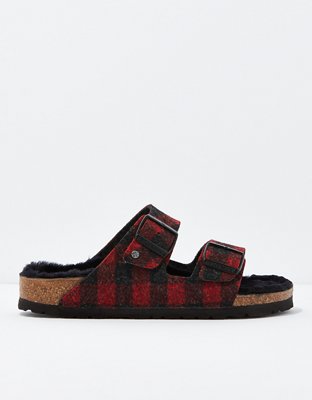 buffalo plaid birkenstock