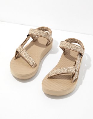 leopard teva flatform