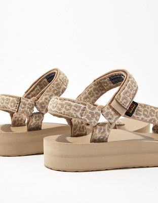leopard teva flatform